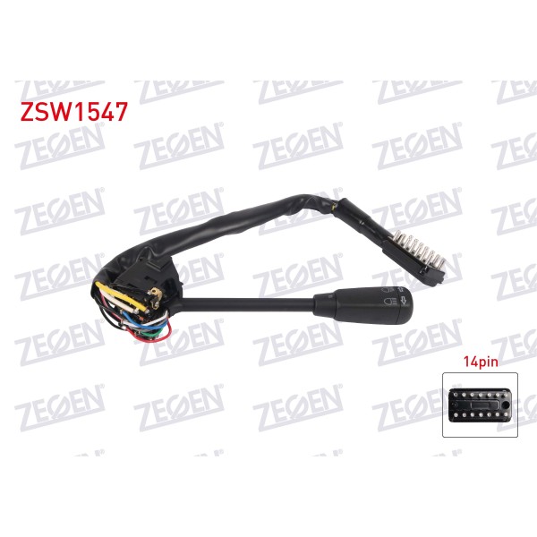 ZEGEN Sinyal Kumanda Kolu 14 Pin Mercedes-benz (W123) 1977-1985 / G Serisi (W460) 1979-1989 / S Serisi (W116) 1972-1980 - Kod ZSW1547 - OEM 45455224