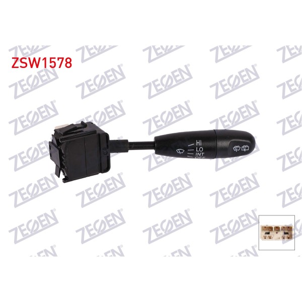 ZEGEN Silecek - Kumanda Kolu 9 Pin Chevrolet Aveo 2006-2011 / Kalos 2003-2008 - Kod ZSW1578 - OEM 96540686