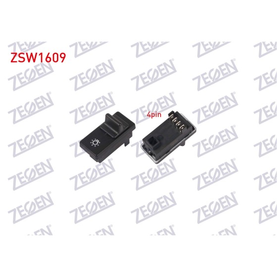 ZEGEN Far - Anahtari 4 Pin Fiat Slx - Kod ZSW1609 - OEM 7550639 ürün görseli