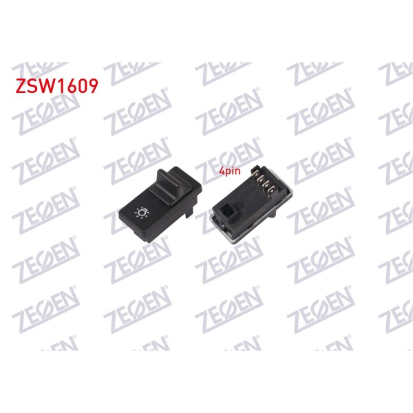 ZEGEN Far - Anahtari 4 Pin Fiat Slx - Kod ZSW1609 - OEM 7550639