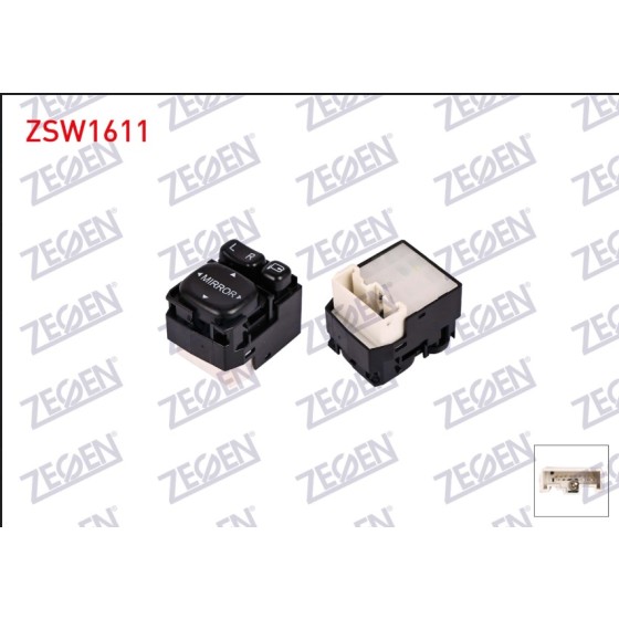 ZEGEN Ayna - Ayar Dugmesi 9 Pin Toyota Corolla 2013-2018 - Kod ZSW1611 - OEM 84870-02040 ürün görseli