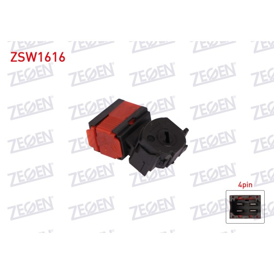 ZEGEN Kontak Termigi 4 Pin Renault Clio Iii 2005-2012 / Kangoo - Renault Fluence - Master Iii 2008- / Dacia Logan II - Dacia Sandero II - Dacia Dokker - Dacia Lodgy 2012 - Kod ZSW1616 - OEM 487002147R ürün görseli