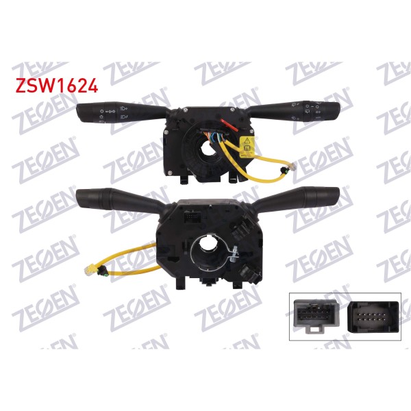 ZEGEN Far - Silecek Kumanda Kolu Komple 36 Pin 3 Devre Fiat Grande Fiat Punto 2005-2012 / Fiat Punto Evo 2009-2012 - Kod ZSW1624 - OEM 735471936