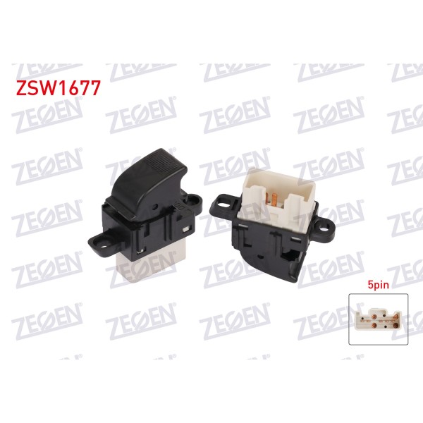 ZEGEN Cam Acma Anahtari Tekli 5 Pin Ford Ranger 2002-2006 - Kod ZSW1677 - OEM