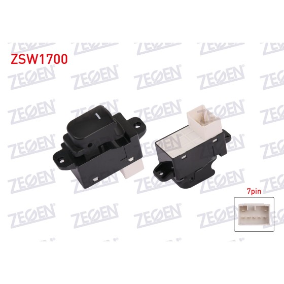 ZEGEN Cam Acma Anahtari Tekli 7 Pin Kia Cerato 2009 - Kod ZSW1700 - OEM 935801M100 ürün görseli