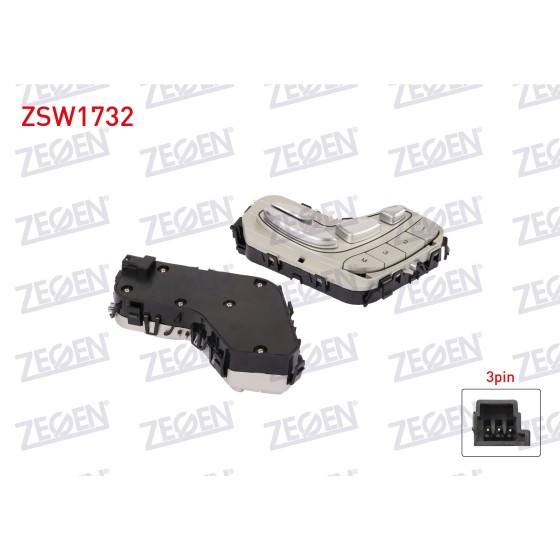 ZEGEN Elektrikli Koltuk Ayar Dugmesi Sag 3 Pin Mercedes-benz E Serisi (W213) - Kod ZSW1732 - OEM A2139050003 ürün görseli