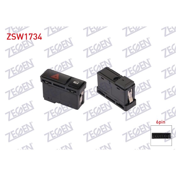 ZEGEN Bmw Flasor Anahtari Kapi Kilit Butonlu 4 Pin 3 Serisi (E46) - Kod ZSW1734 - OEM 61318368920 ürün görseli