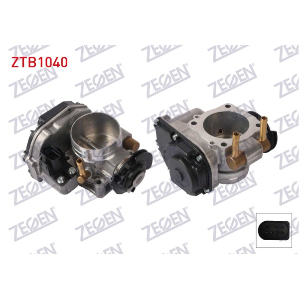 ZEGEN Boğaz Kelebeği - Volkswagen (Aft-aks) Volkswagen Polo Classic (6kv2) 1.6 1995-2001 / Volkswagen Golf Iii (1h1) 1.6 1991-1999 - Kod ZTB1040 - OEM 037133064D