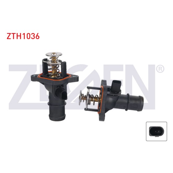 ZEGEN Termostat - Komple Musurlu 105 C Audi A3 1.6 1996-2003 / Seat Leon 1.6 1999-2006 / Skoda Octavia 1.6i 1996-2004 / Volkswagen Golf IV 1.6i 1997-2005 / Volkswagen Bora 1.6i 1998 - Kod ZTH1036 - OEM 06A121114 ürün görseli