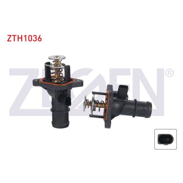 ZEGEN Termostat - Komple Musurlu 105 C Audi A3 1.6 1996-2003 / Seat Leon 1.6 1999-2006 / Skoda Octavia 1.6i 1996-2004 / Volkswagen Golf IV 1.6i 1997-2005 / Volkswagen Bora 1.6i 1998 - Kod ZTH1036 - OEM 06A121114