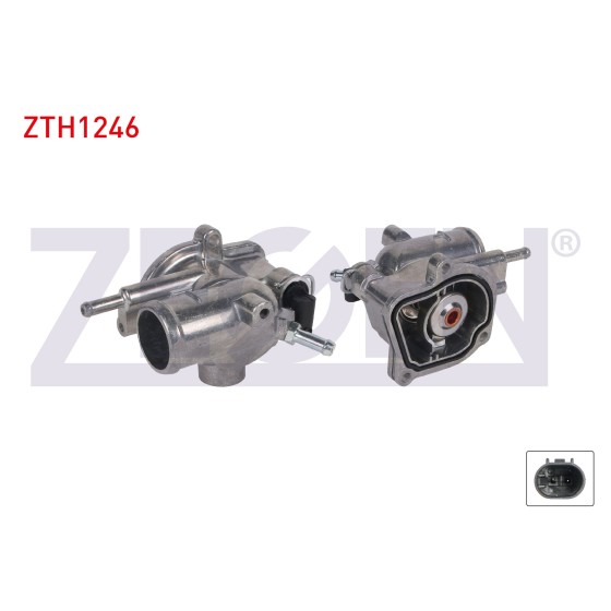 ZEGEN Termostat - Komple Musurlu 92 Derece Mercedes-benz C Serisi (W203) C 200 CDI - C 220 CDI - C 270 CDI 2000-2006 / Clk (C209) 270 CDI 2002-2009 / E Serisi (W210) - Kod ZTH1246 - OEM A6112000615 ürün görseli