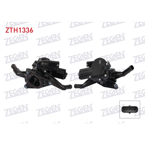 ZEGEN Termostat - Komple Hyundai Elantra 1.6i 2021- / Kia Rio 1.6i - Kod ZTH1336 - OEM 256002M002 ürün görseli