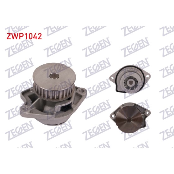 ZEGEN Devirdaim Su Pompası - Volkswagen Polo 1.4i 16V 1997-2005 / Volkswagen Polo 1.4 2009- / Volkswagen Bora 1.4i 16V 1998-2005 / Volkswagen Golf IV 1.4i 16V 1997-2005 / Volkswagen Golf V 1.4i - Kod ZWP1042 - OEM 036121005E ürün görseli