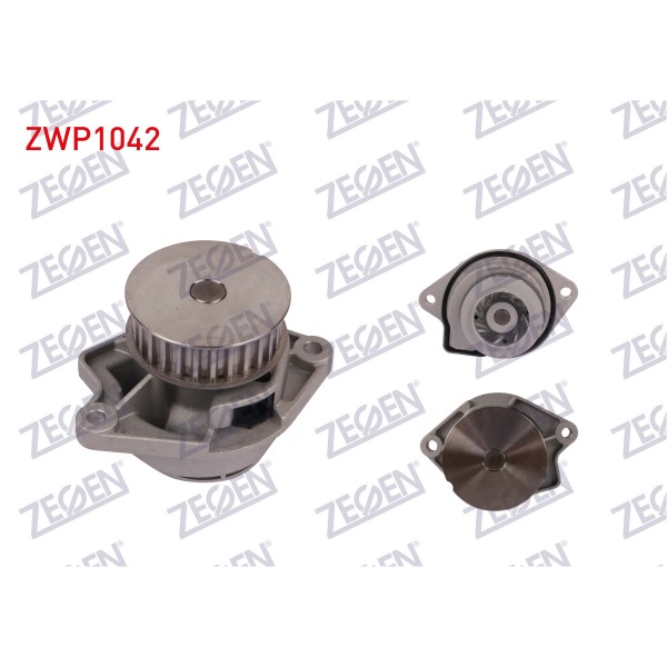 ZEGEN Devirdaim Su Pompası - Volkswagen Polo 1.4i 16V 1997-2005 / Volkswagen Polo 1.4 2009- / Volkswagen Bora 1.4i 16V 1998-2005 / Volkswagen Golf IV 1.4i 16V 1997-2005 / Volkswagen Golf V 1.4i - Kod ZWP1042 - OEM 036121005E