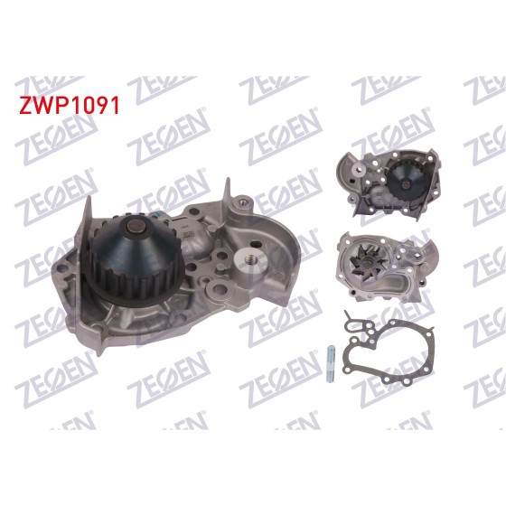 ZEGEN Devirdaim Su Pompası - Renault R19 1.4 (E7J742) 1988-2001 / Renault Clio I 1.2 1990-1998 / Renault Clio I 1.4 1990-1998 / Express 1.4 1985-1998 - Kod ZWP1091 - OEM 7700736091 ürün görseli