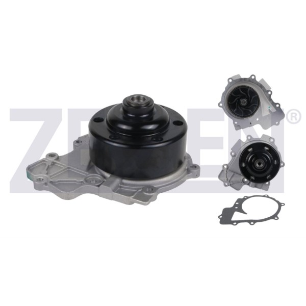 ZEGEN Devirdaim Su Pompası - Kasnakli Mercedes-benz Vito (W639) 113 CDI Euro 5 Start / Stop 2003-2014 / 110 CDI 2003-2014 / 115 CDI 2003-2014 / 111 CDI 2003-2014 / 116 CDI 2003 - Kod ZWP1179 - OEM A6512003501
