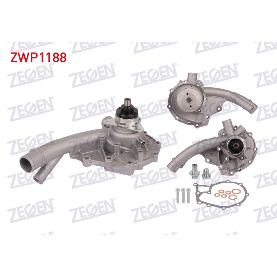 ZEGEN Devirdaim Su Pompası - Mercedes-benz E Serisi (W124) 200 E 1988-1993 / E Serisi (W124) 230 E 1988-1993 / 190 (W201) E 2.0 1982-1993 - Kod ZWP1188 - OEM 1022000520 ürün görseli