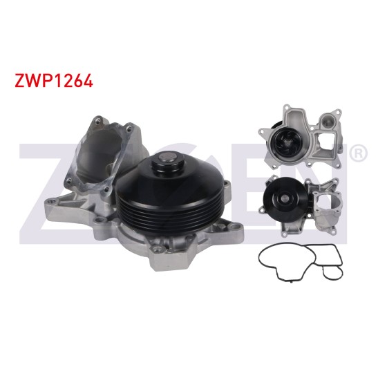 ZEGEN Devirdaim Su Pompası - Kasnakli Bmw 3 Serisi (E90) 318 D - 320 D - 320 D Xdrive 2005-2011 / 5 Serisi (E60) 520 D 2003-2010 / X1 (E84) 2.0 D Xdrive 2011- / X3 (E83) - Kod ZWP1264 - OEM 11517807311 ürün görseli