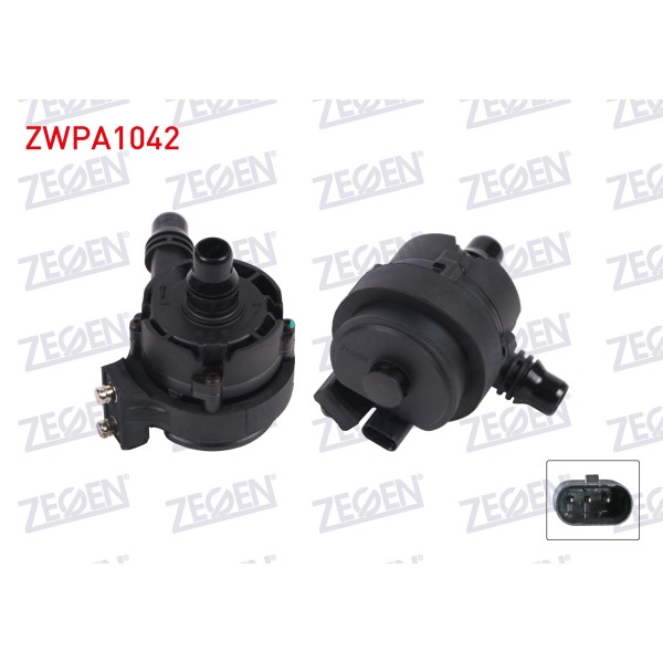 ZEGEN Devirdaim Su Pompası - Yardimci SU Pompasi Bmw 1 Serisi (F20) 2010- / 2 Serisi (F45) 2015- / 3 Serisi (F30) 2011-2018 / 4 Serisi (F32) 2013-2019 / 4 Serisi (G22) 2019- / 5 Serisi - Kod ZWPA1042 - OEM 11517643949