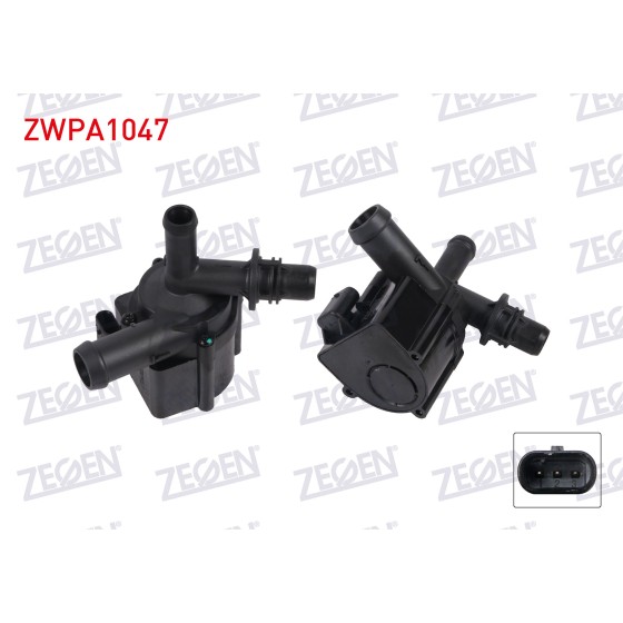 ZEGEN Devirdaim Su Pompası - Yardimci SU Pompasi Bmw 1 Serisi (F20) 2010- / 3 Serisi (F30) 2011-2018 - Kod ZWPA1047 - OEM 11517600969 ürün görseli