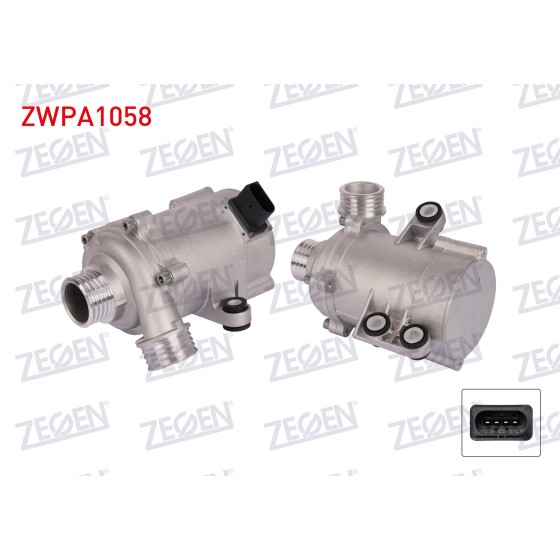 ZEGEN Devirdaim Su Pompası - Yardimci SU Pompasi Bmw 3 F30 320 I 2011-2018 / 4 F32 420 I 2013-2017 / 5 F10 520 I 10-17 / X1 E84 Sdrive 16 I 13-15 / X3 (F25) Xdrive 20 I 11-17 / Z4 E89 - Kod ZWPA1058 - OEM BUGPA10376 ürün görseli