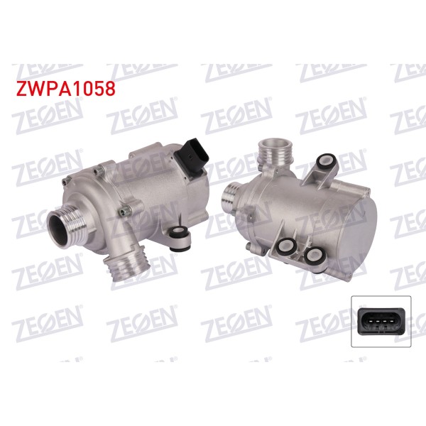 ZEGEN Devirdaim Su Pompası - Yardimci SU Pompasi Bmw 3 F30 320 I 2011-2018 / 4 F32 420 I 2013-2017 / 5 F10 520 I 10-17 / X1 E84 Sdrive 16 I 13-15 / X3 (F25) Xdrive 20 I 11-17 / Z4 E89 - Kod ZWPA1058 - OEM BUGPA10376