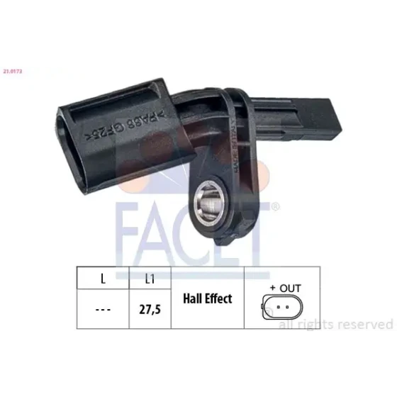 Facet ABS Hız Sensörü – 21.0173 ürün görseli