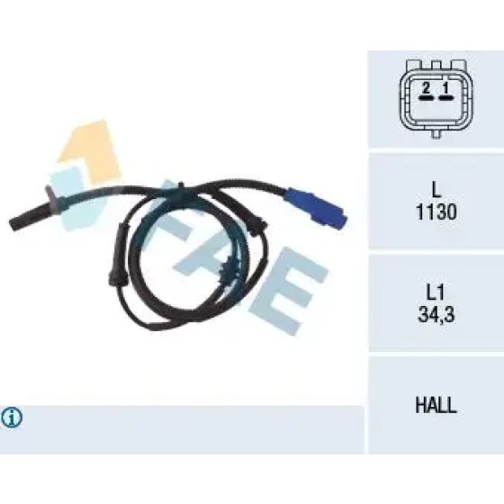 FAE ABS Hız Sensörü (Ön) – 78034 / OEM 9638720180 ürün görseli