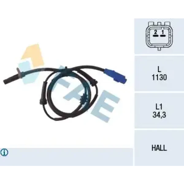 FAE ABS Hız Sensörü (Ön) – 78034 / OEM 9638720180