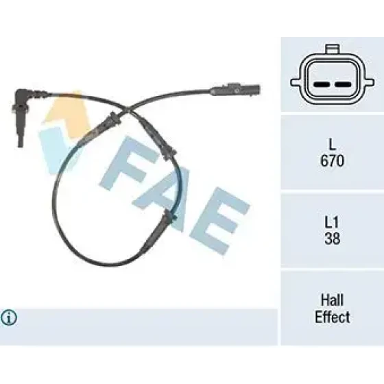 FAE ABS Hız Sensörü (Ön) – 78314 / OEM 479104822R ürün görseli