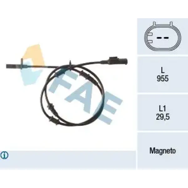 FAE ABS Hız Sensörü (Ön) – 78501 / OEM A2465402510