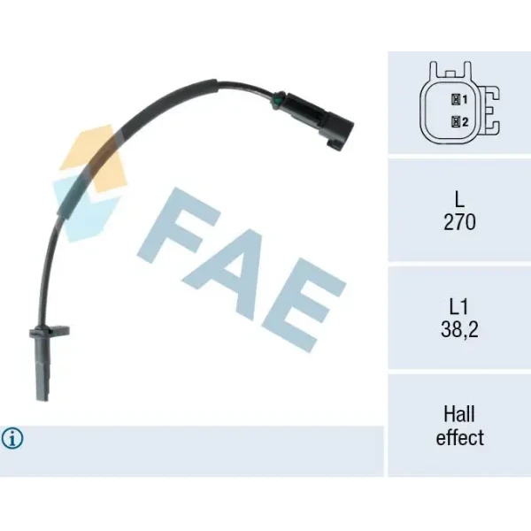 FAE ABS Hız Sensörü (Ön) – 78556 / OEM 1763975