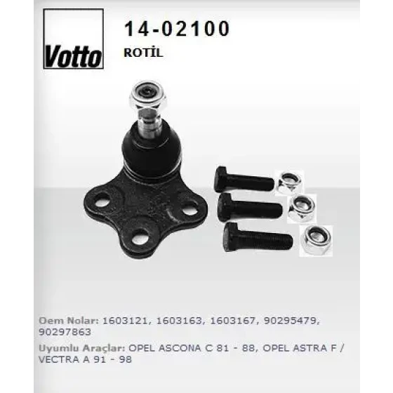 Votto Alt Rotil – 14-02100 / OEM 1603167 ürün görseli