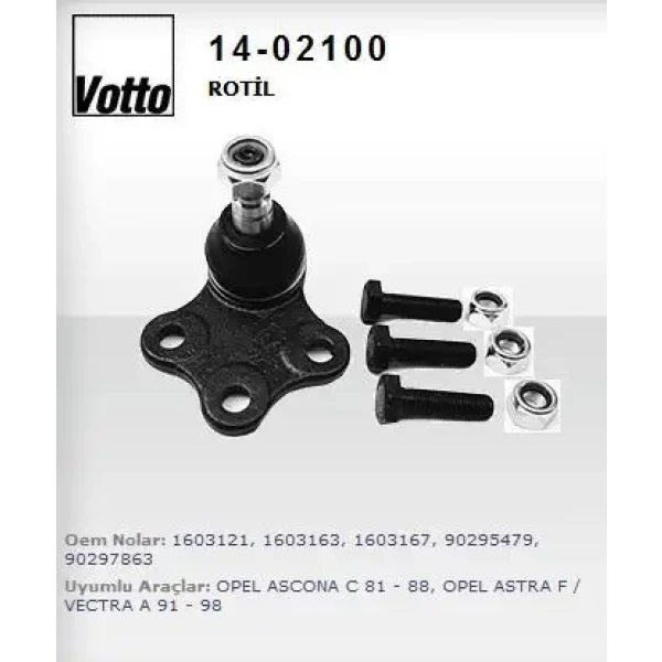 Votto Alt Rotil – 14-02100 / OEM 1603167