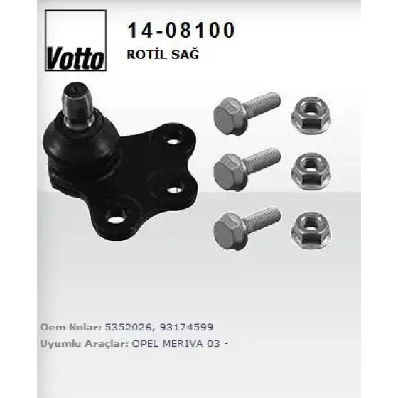 Votto Alt Rotil (Sağ) – 14-08100 / OEM 5352026 ürün görseli