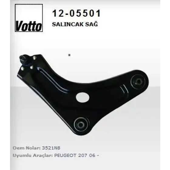 Votto Alt Salıncak (Sağ) – 12-05501 / OEM 3521N8 ürün görseli