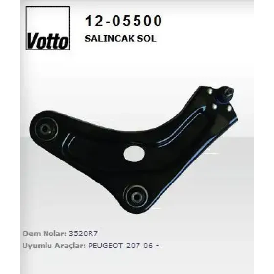 Votto Alt Salıncak (Sol) – 12-05500 / OEM 3520R7 ürün görseli