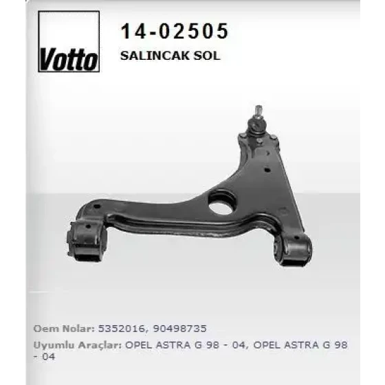Votto Alt Salıncak (Sol) – 14-02505 / OEM 5352016 ürün görseli