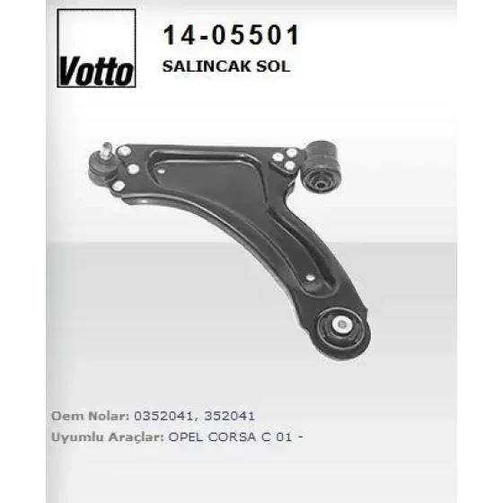 Votto Alt Salıncak (Sol) – 14-05501 / OEM 352041 ürün görseli