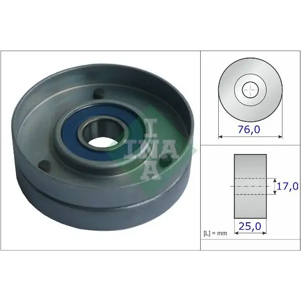 INA Alternatör Gergi Rulmanı – 531075130 / OEM 272136