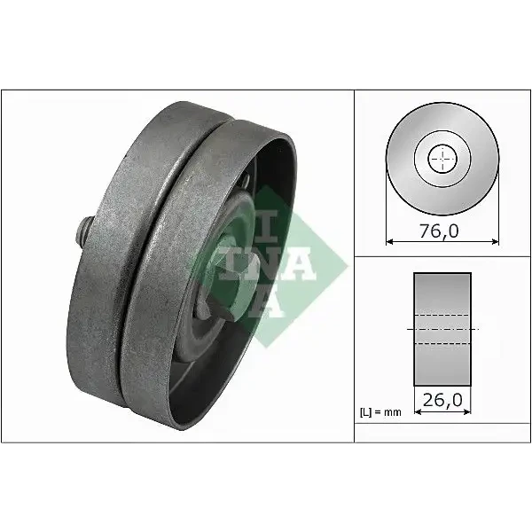 INA Alternatör Gergi Rulmanı – 532032630 / OEM 032145276