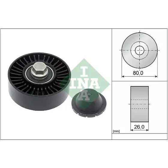 INA Alternatör Gergi Rulmanı – 532051210 / OEM 11287535860 ürün görseli