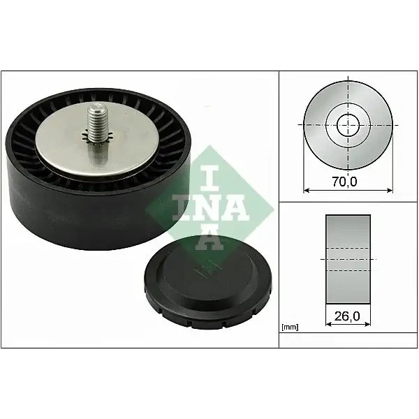 INA Alternatör Gergi Rulmanı – 532055310 / OEM 11287790448