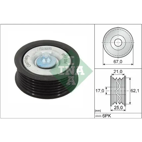 INA Alternatör Gergi Rulmanı – 532062910 / OEM A1562020019 ürün görseli