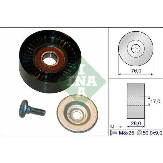 INA Alternatör Gergi Rulmanı – 532064810 / OEM A2712000570 ürün görseli