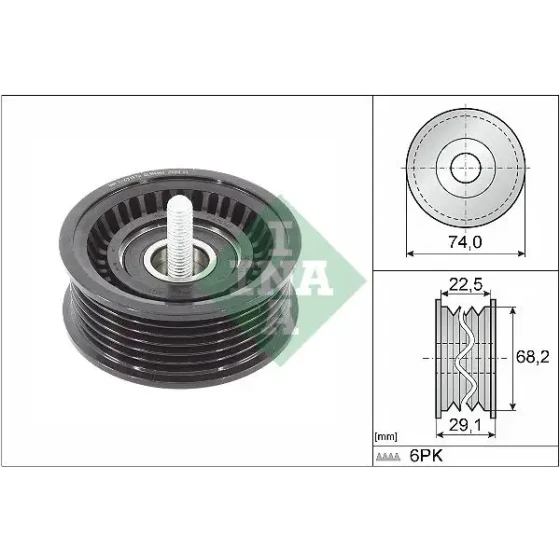 INA Alternatör Gergi Rulmanı – 532078410 / OEM A2762020119 ürün görseli