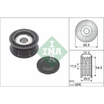 INA Alternatör Gergi Rulmanı – 532085410 / OEM 059903341AJ