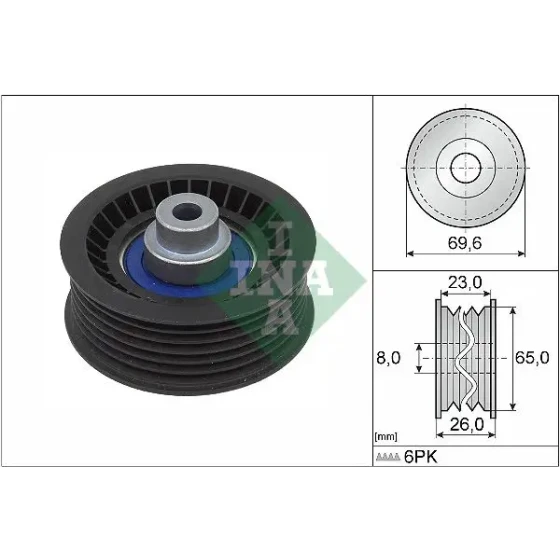 INA Alternatör Gergi Rulmanı – 532091710 / OEM CC1Q19A216AB ürün görseli