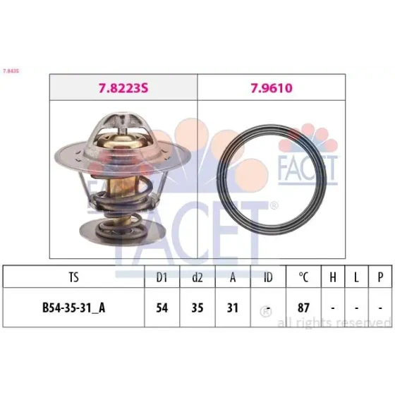 MGA Alternatör Gergi Rulmanı – 78435 / OEM 1340530 ürün görseli