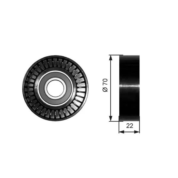 Gates Alternatör Gergi Rulmanı – T36252